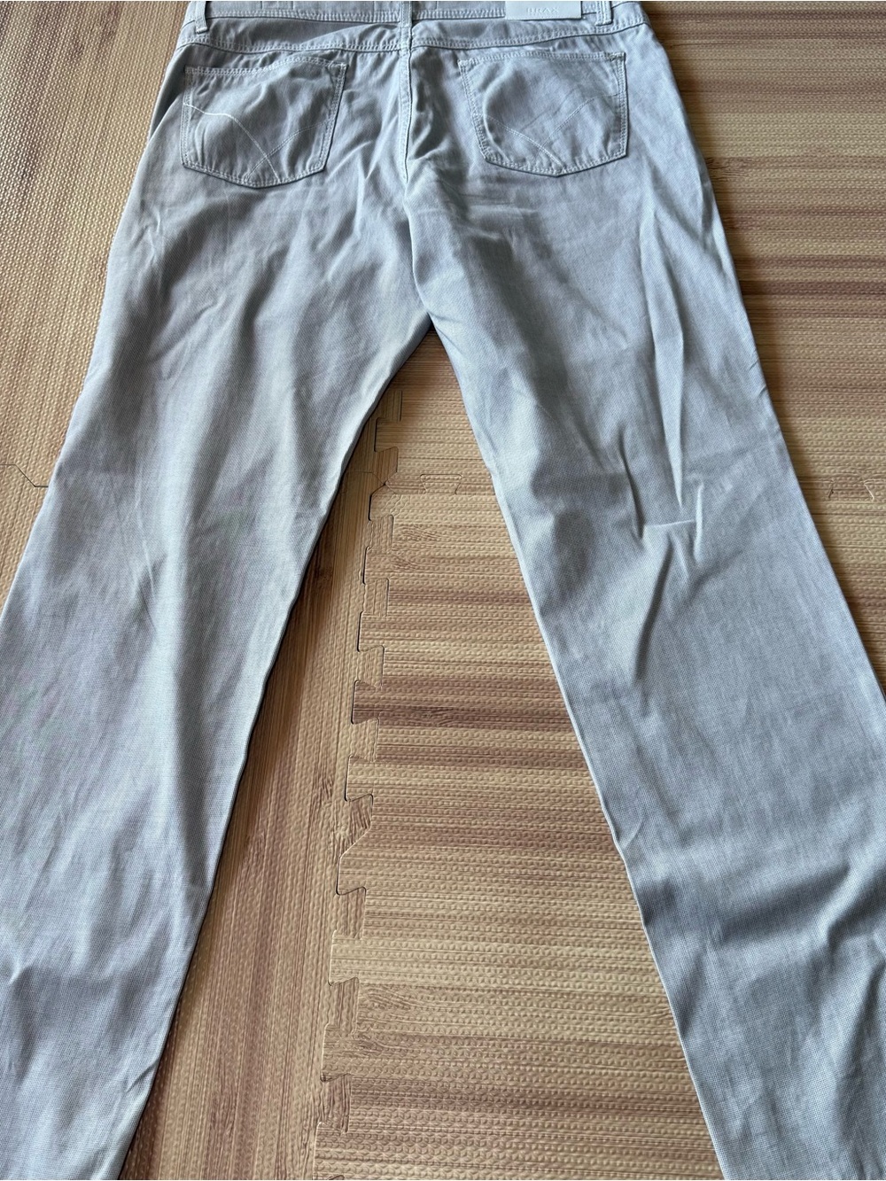BRAX Cooper Fancy Men’s 36x32 Gray Stretch 5-Pocket Pants Regular Fit - Picture 12 of 12